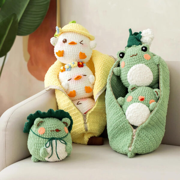 Fruit Plush Pillow Crochet Kit
