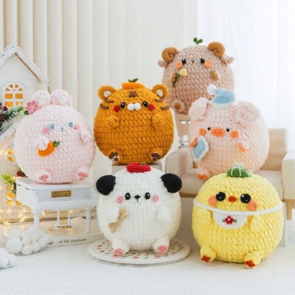 Chubby Pals  DIY Crochet Plush Kit (Pick Your Animal!)