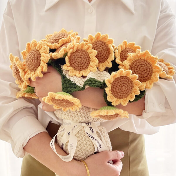 Sunflower Blanket Crochet Kit